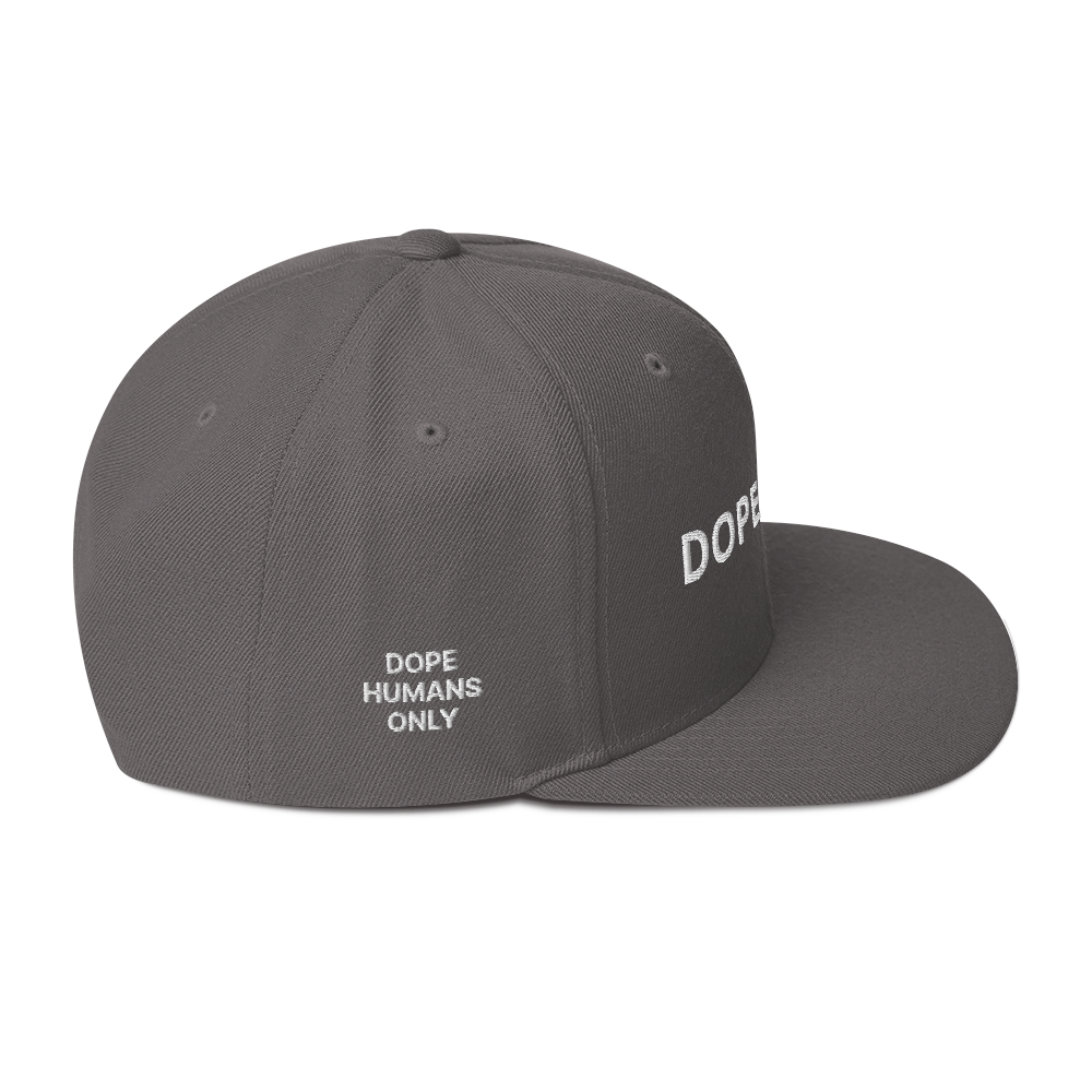 Dope Human Snapback Hat