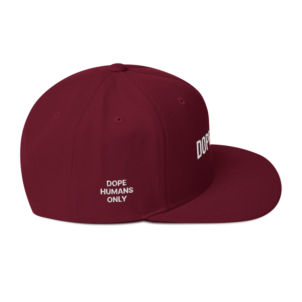 Dope Human Snapback Hat