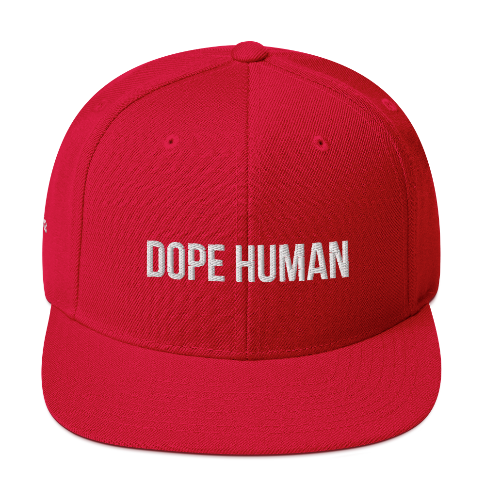 Dope Human Snapback Hat