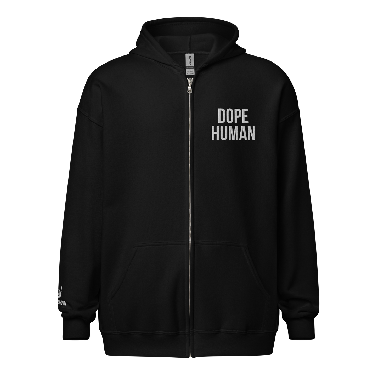 Dope Human Zip Hoodie