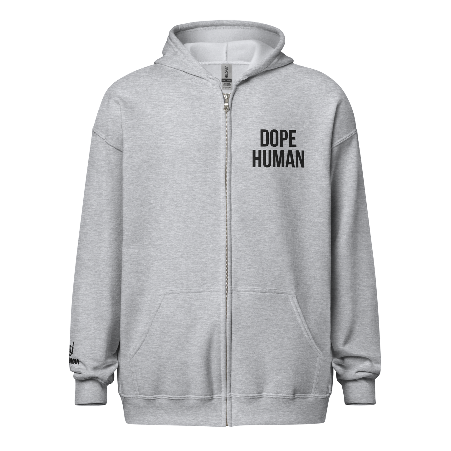 Dope Human Zip Hoodie