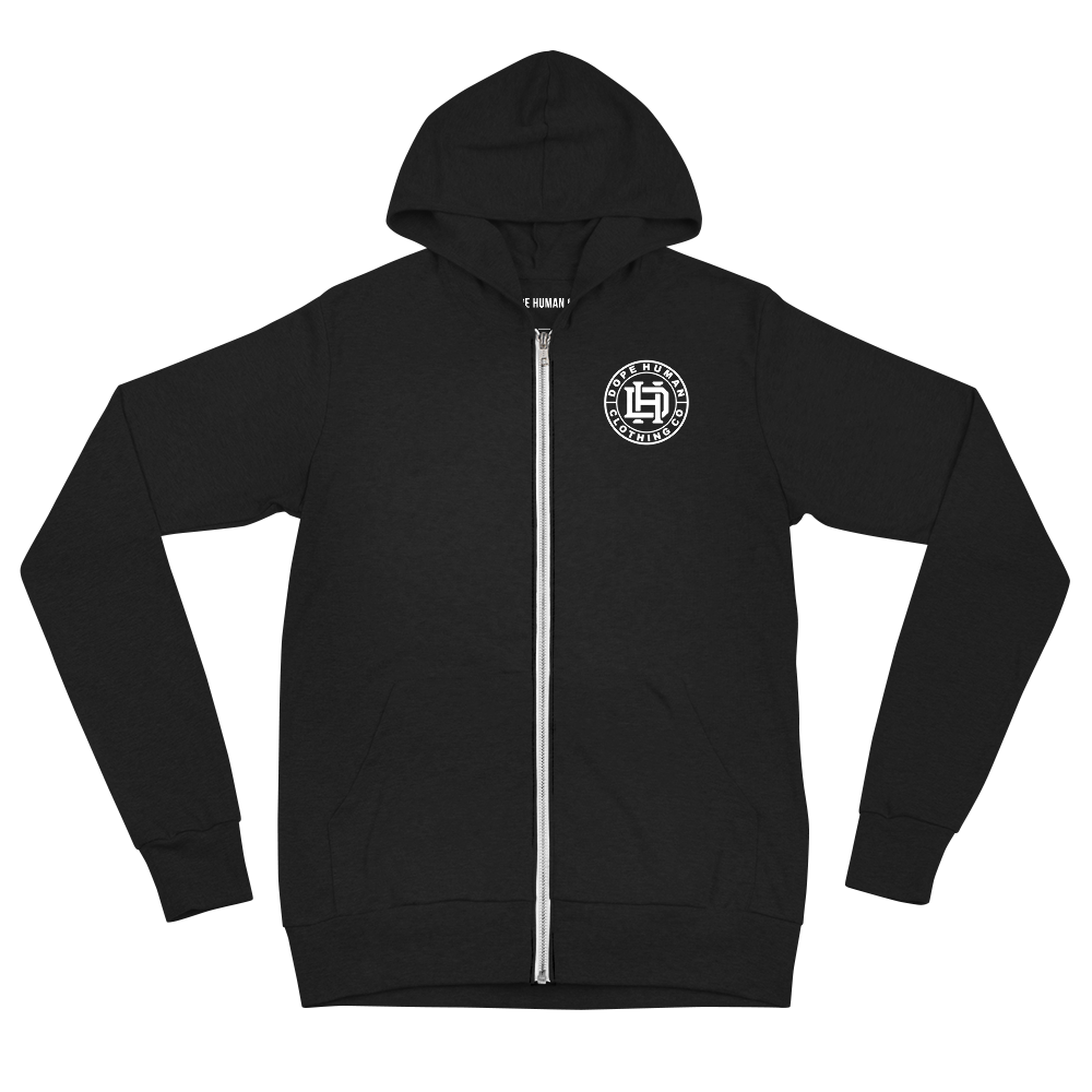 Dope Human Logo Zip Hoodie